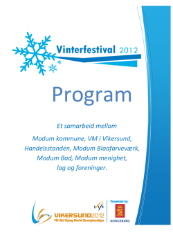 Program Vinterfestival 2012