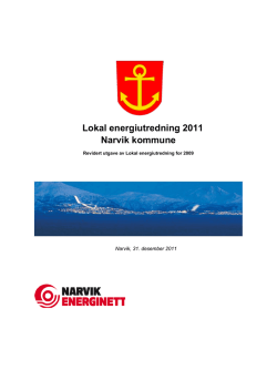 Lokal energiutredning 2011 Narvik kommune