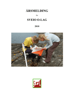 Årsmeldinga 2010 - Sveio O-Lag