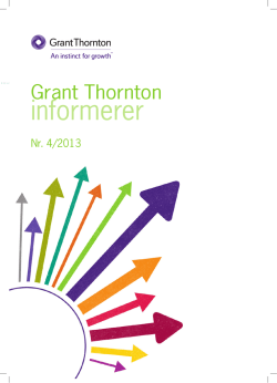 Grant Thornton informerer 4/2013