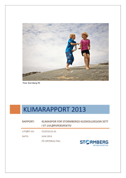 Klimaregnskap 2012 norsk versjon