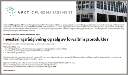 Investeringsrådgivning og salg av forvaltningsprodukter