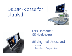 DICOM klasse for ultralyd, Lars Linmarker