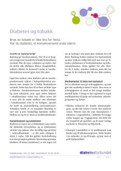 Diabetes og tobakk