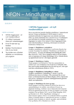 NFON - Mindfulness nytt - Nummer 1 - 2013.pdf
