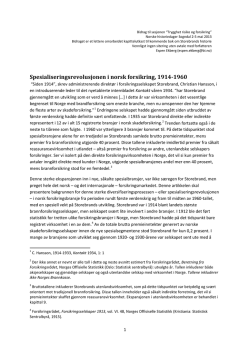 Last ned paper (pdf) - Norske historiedagar – Sogndal