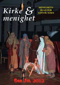 God Jul 2012 - Lenvik menighet