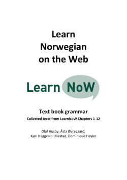 Learn Norwegian on the Web