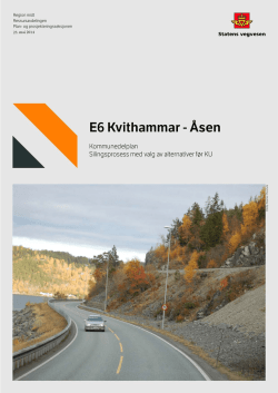 E6 Kvithammar - Åsen