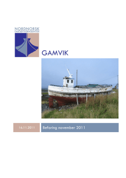 Gamvik. Befaring 2011.