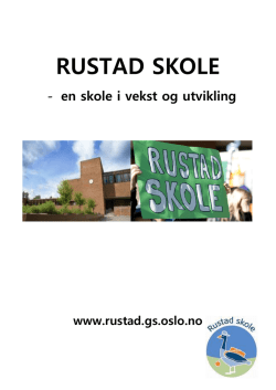 Rustad skole Informas