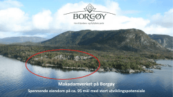 Makadamverket på Borgøy