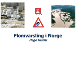 Flomvarsling i Norge
