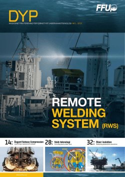 REMOTE WELDING SYSTEM (RWS)