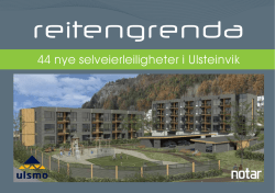 44 nye selveierleiligheter i Ulsteinvik