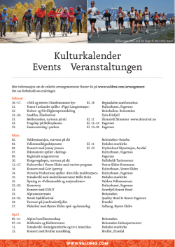 Kulturkalender Events Veranstaltungen