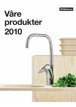 Våre produkter 2010