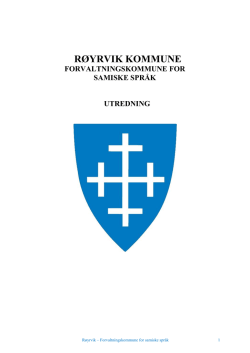 DEL 1 - Røyrvik kommune