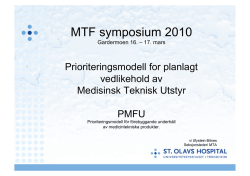 PMFU - Medisinsk Teknisk Forening