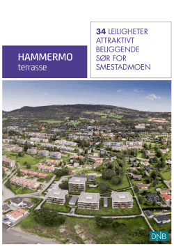 34 leiligheter attraktivt beliggende sør for