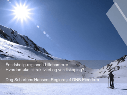 Dag Schartum-Hansen, Regionsjef DNB Eiendom