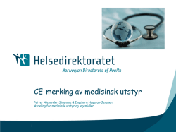Medisinsk utstyr - Enterprise Europe Network Norge