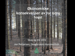 Jon Pettersen - Skogbrukets Kursinstitutt