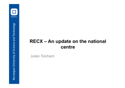 RECX - Norwegian X