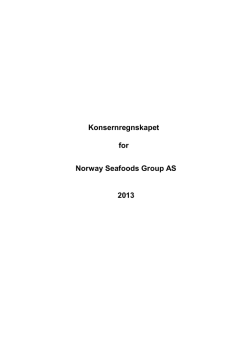 Annual - Norway Seafoods