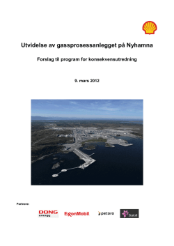 Nyhamna - forslag til program for konsekvensutredning