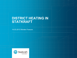 District Heating in Trondheim