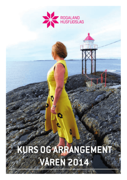 kurs og arrangement våren 2014 - Husflid.no