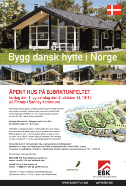 bygg dansk hytte i Norge