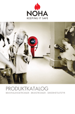 PRODUKTKATALOG - NOHA Norway AS
