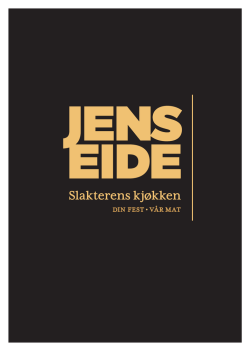 Julemat 2014.pdf - Jens Eide Din lokale slakter