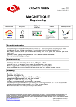 Magnetmaling "Magnetique" - Oxi