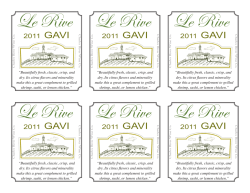 Le Rive Gavi 2011 - Charles River Wine Company