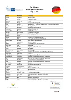 Teilnehmerliste 9.5.2011.xlsx - AHK