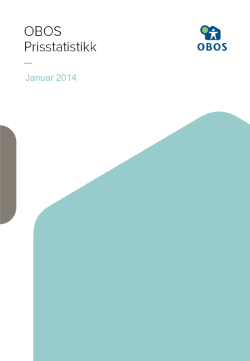 Prisstatistikk, januar 2014
