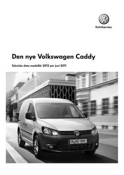 Den nye Volkswagen Caddy