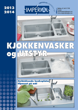 Kjøkkenvasker og utstyr
