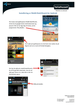 Nedlasting av Mobilt Bedriftsnett app for Android.pdf