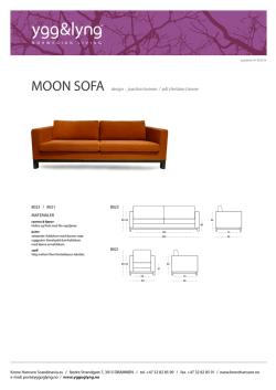 MOON SOFA design : joachim botnen / pål christian