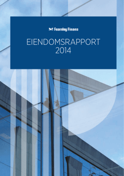 EiEndomsrapport 2014 - Fearnley Project Finance