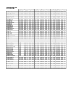 Åpningstider julen 2011 Coop Innlandet BA