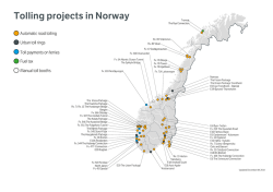 Tolling projects in Norway