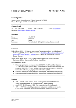 CV and publications (pdf)