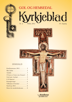 Kyrkjebladet nr.2 2012