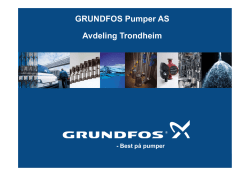 GRUNDFOS Pumper AS Avdeling Trondheim