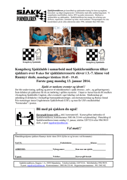 Raumyr - Kongsberg sjakklubb